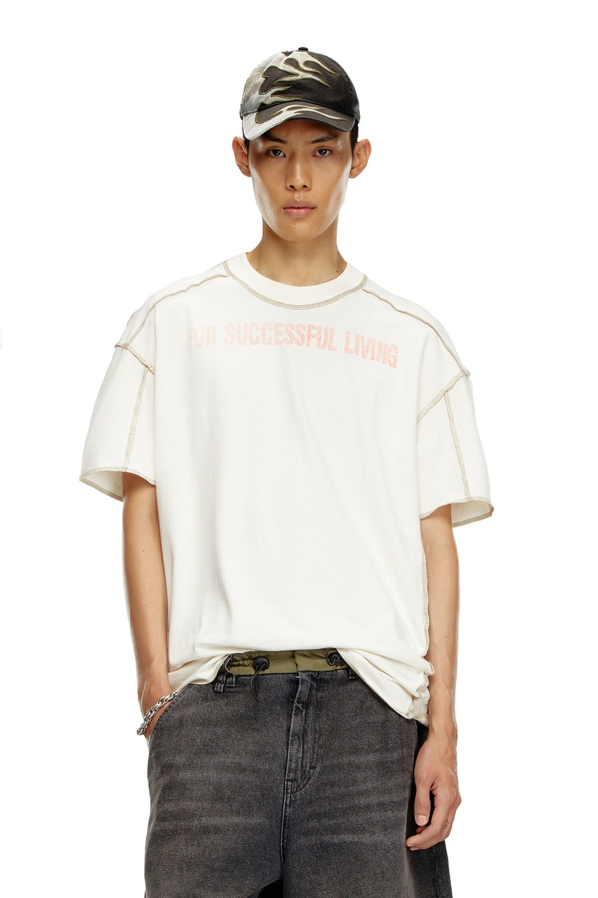 DIESEL T-Craor Tee - White