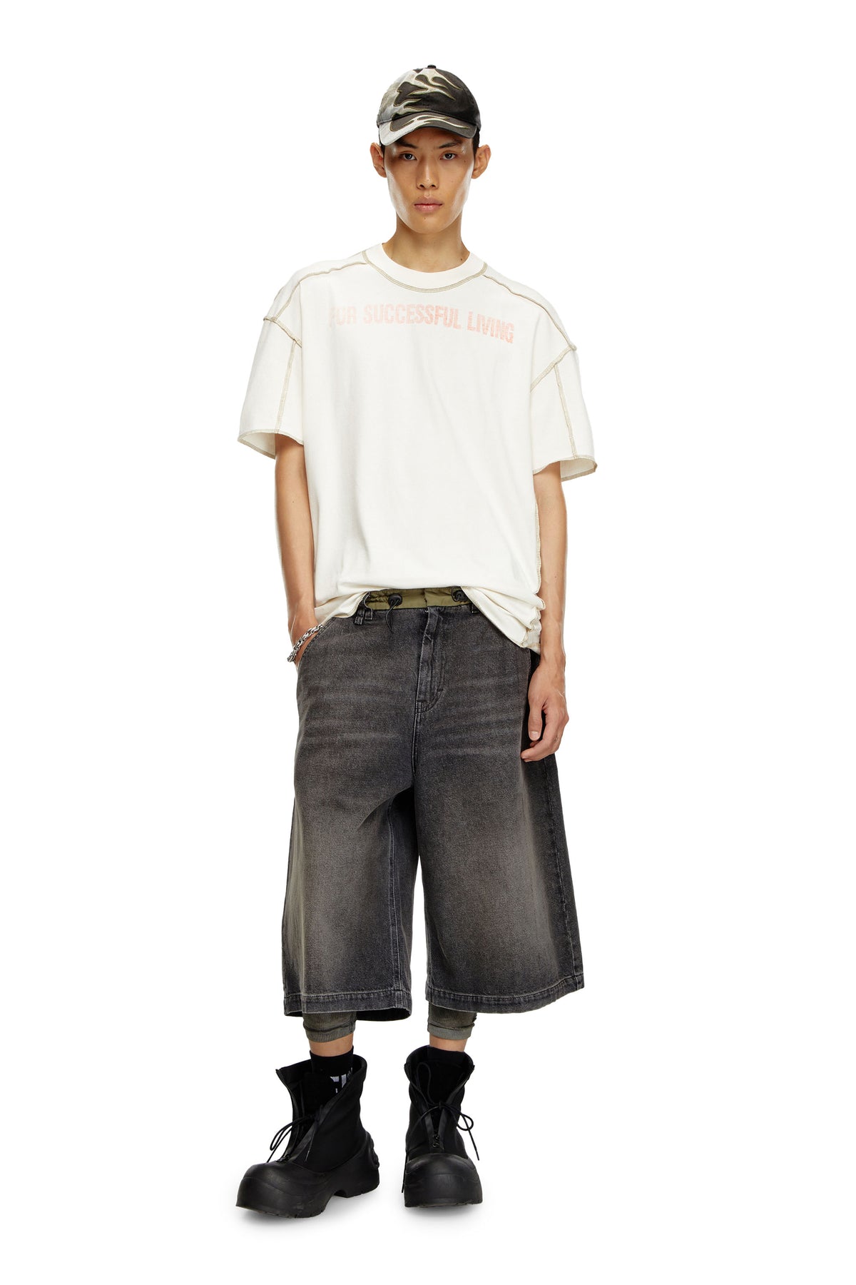 DIESEL T-Craor Tee - White