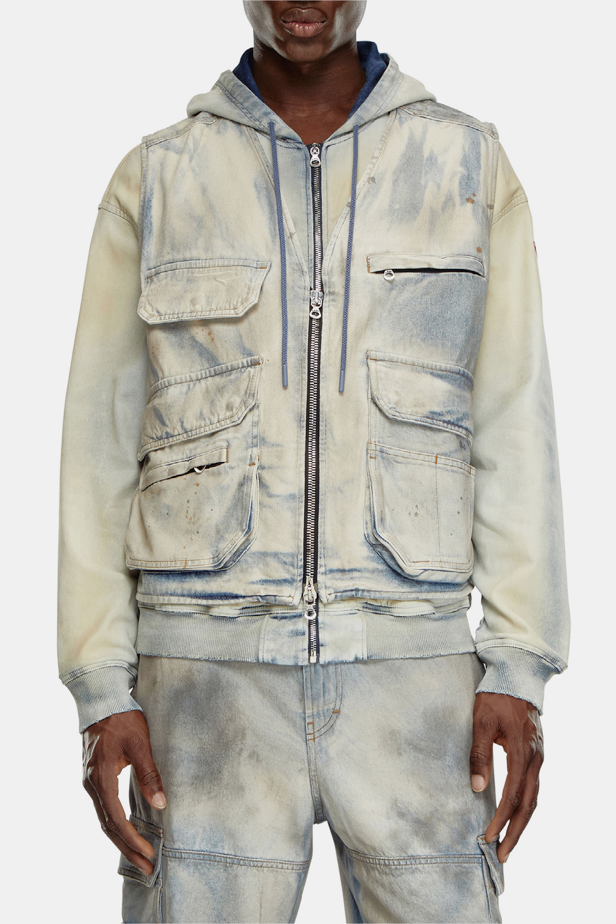 DIESEL D-Samp-S Vest - Light Blue