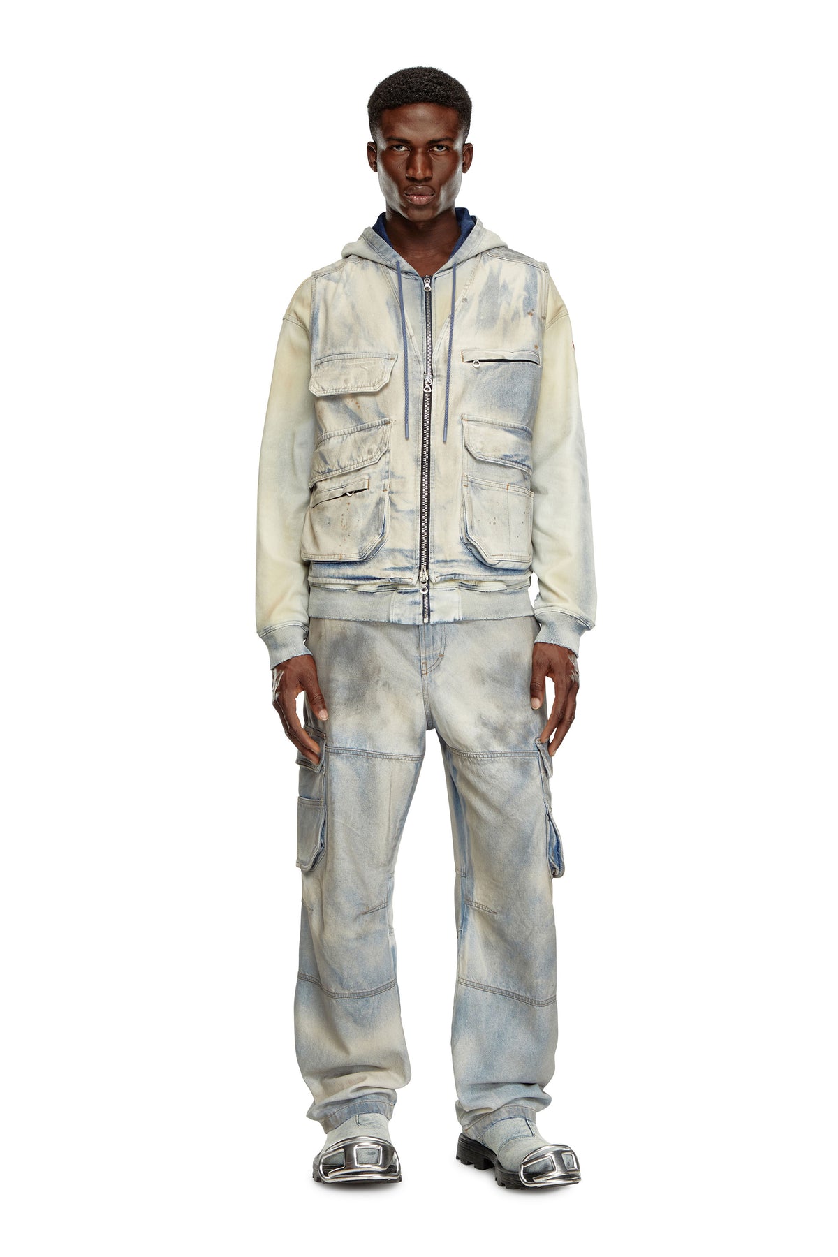 DIESEL D-Samp-S Vest - Light Blue