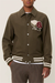 Les Deux Felipe Varsity Jacket - Olive