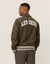 Les Deux Felipe Varsity Jacket - Olive