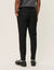 Les Deux Como Twill Pinstripe Suit Pants - Black/White