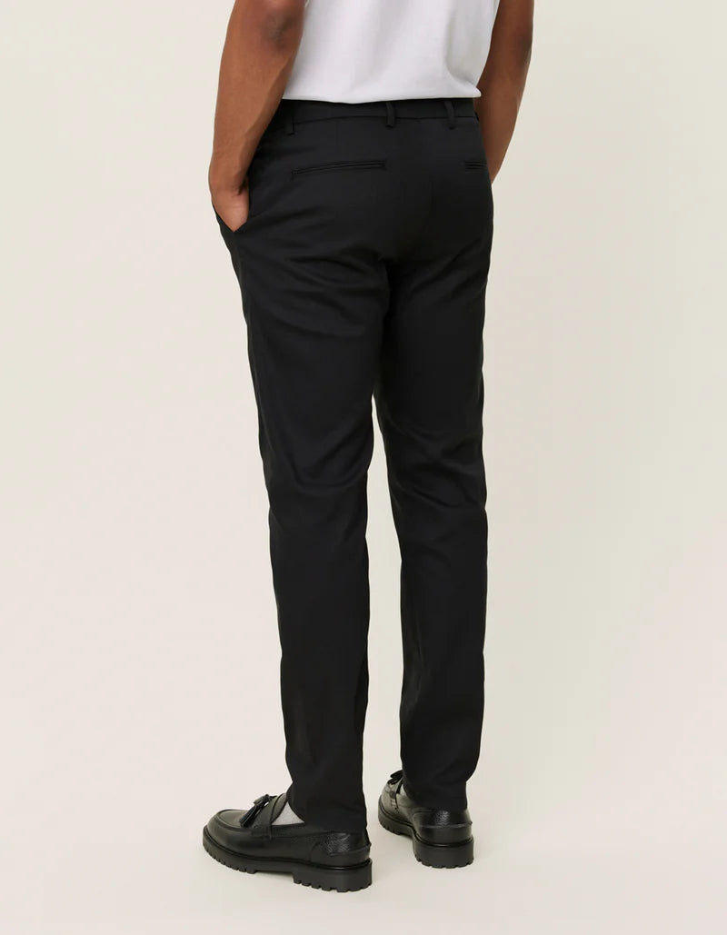 Les Deux Como Reg Cotton Pants - Black