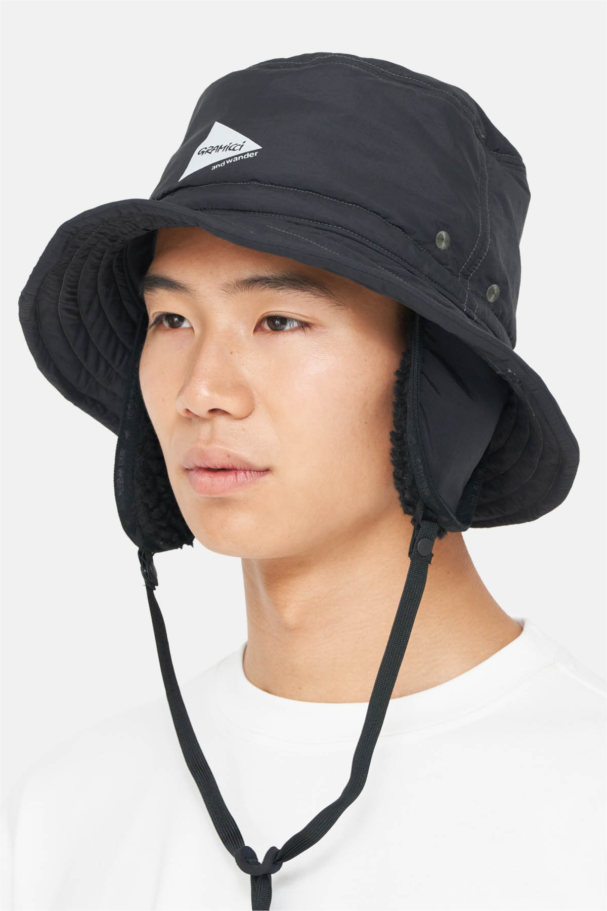 GRAMICCI x and wander Padded Bucket Hat - Black