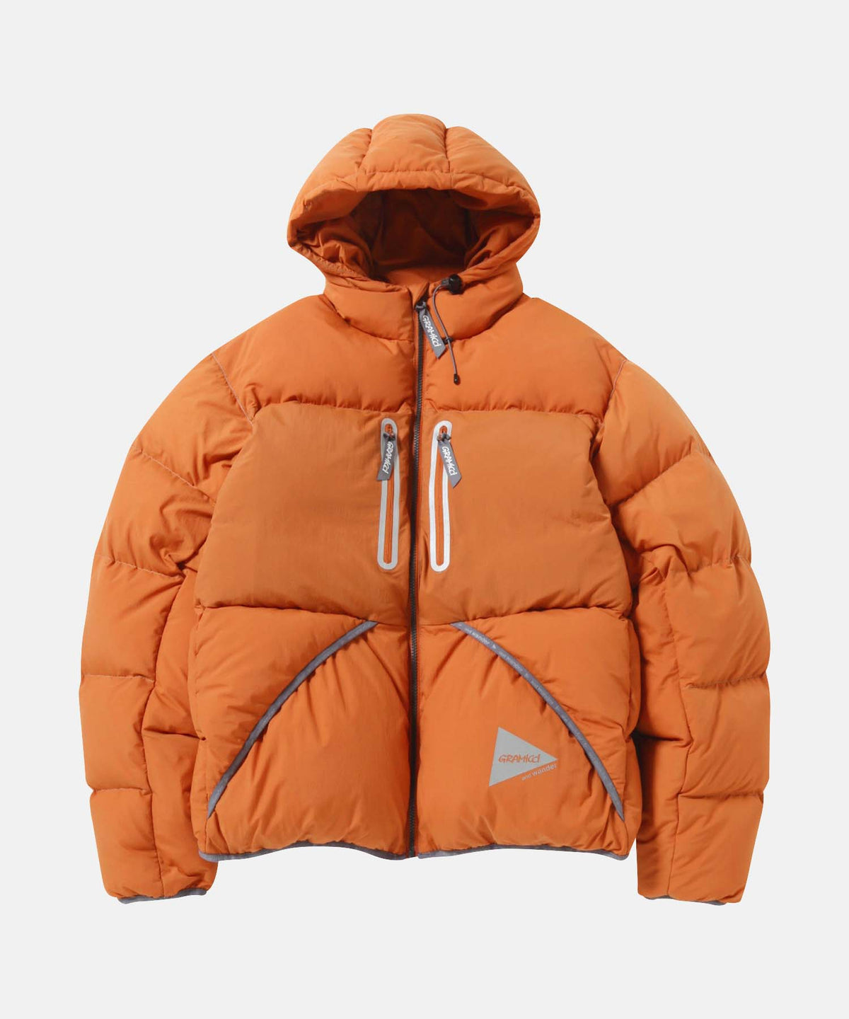 GRAMICCI x and wander Mens Down Bomber Jacket GUJ4 - Orange