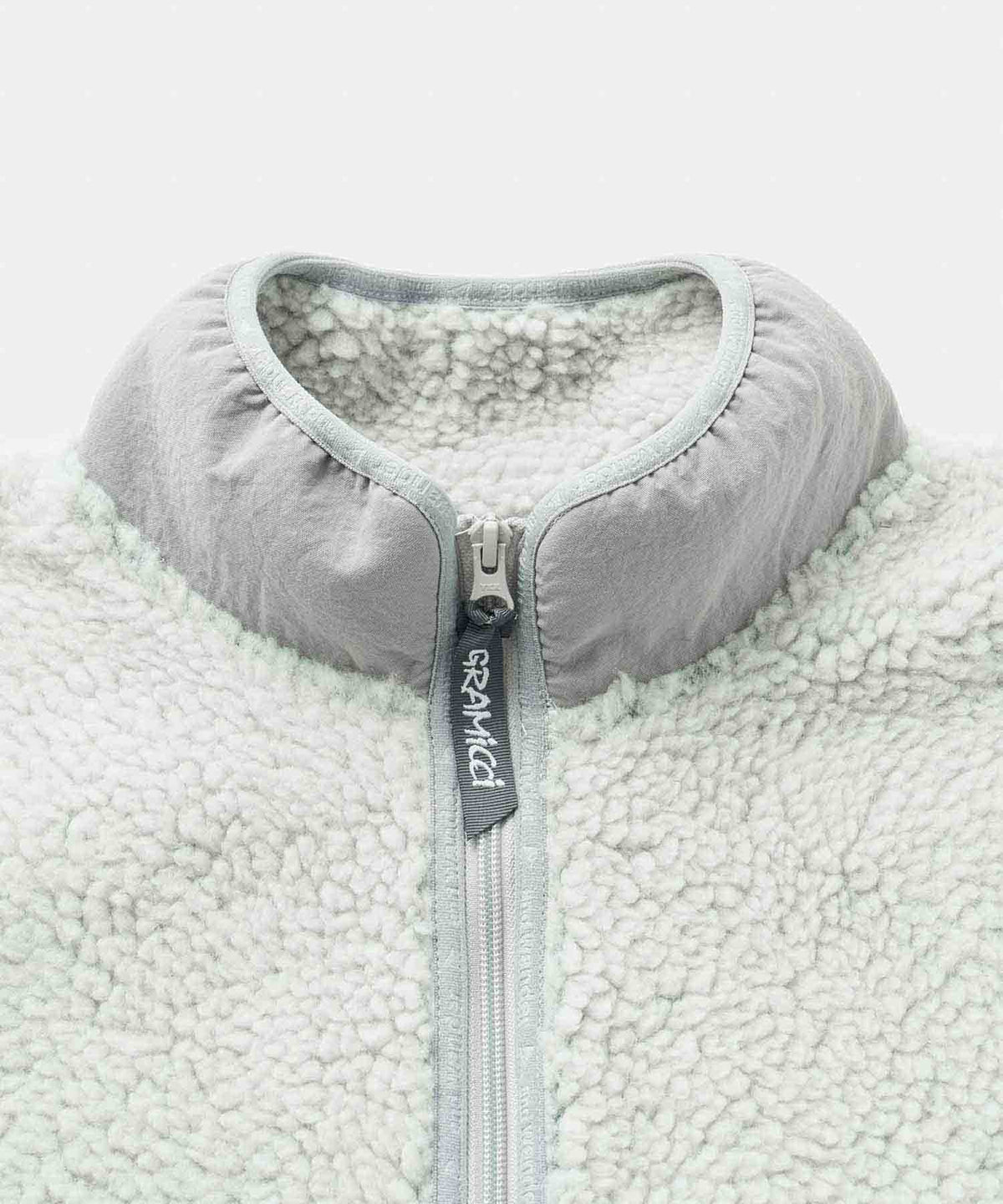 GRAMICCI x and wander JQ Tape Fleece Sweater - Light Grey