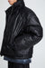 Juun.J Wrinkle Nylon Bomber Jacket - Black