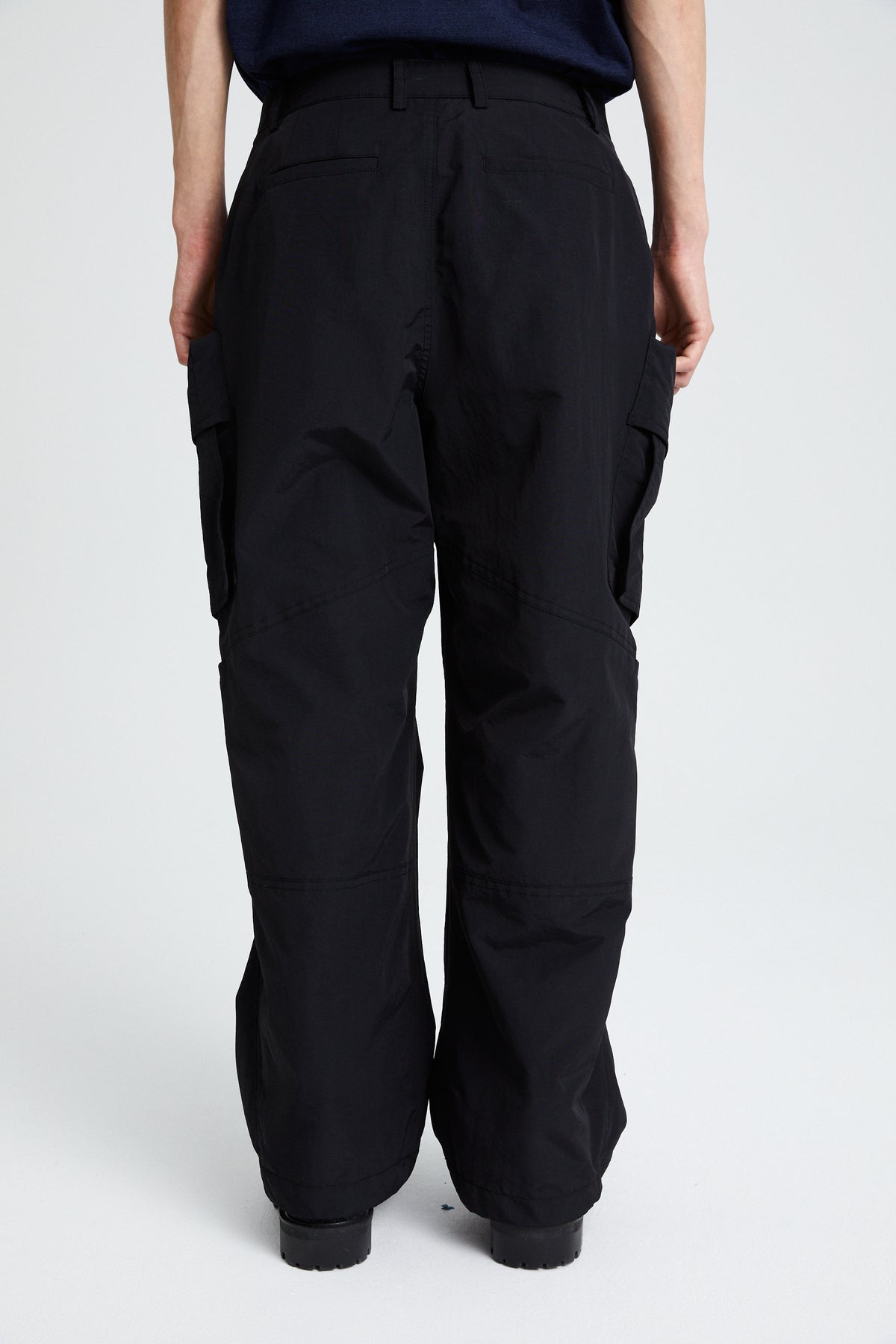 Juun.J Nylon Cargo Pants - Black