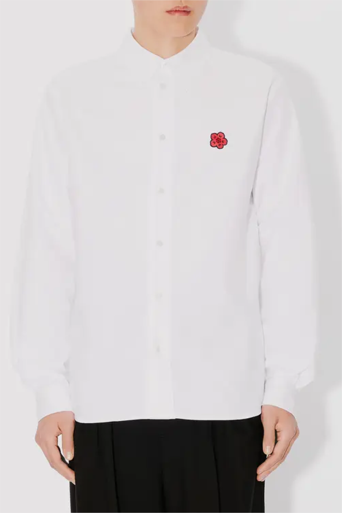 Kenzo Boke Flower Crest Shirt - White