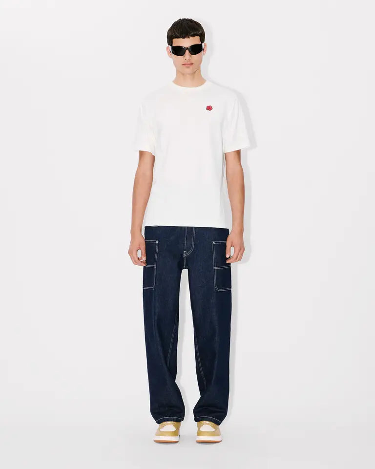 Kenzo Boke Embroidered Classic Tee - Off White