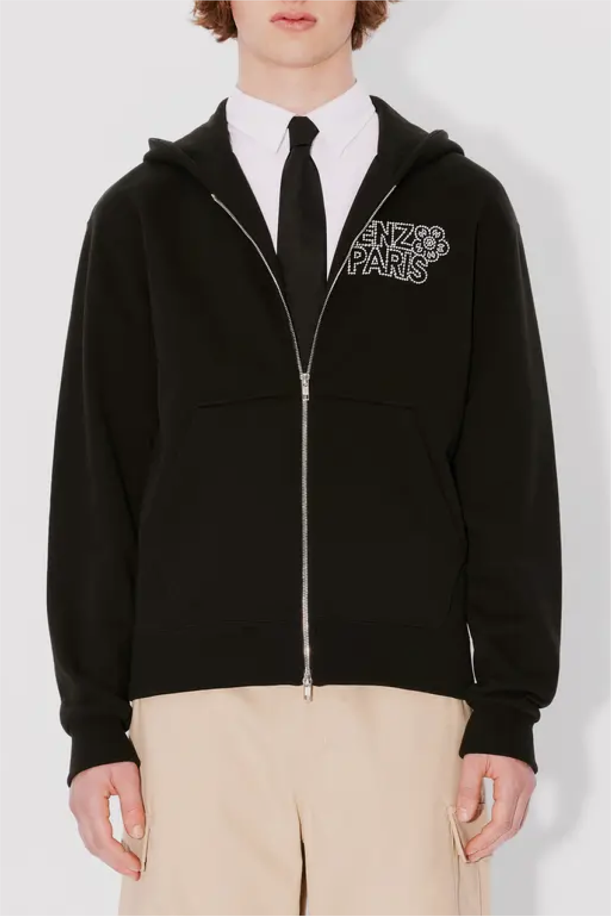 Kenzo Constellation Emroidered Hoodie - Black