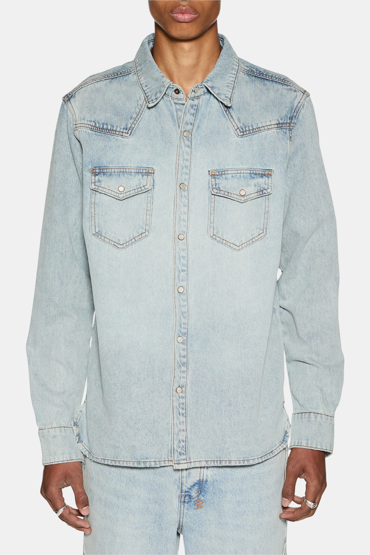 Ksubi Western Capsule Whiplash Paragon LS Shirt - Denim