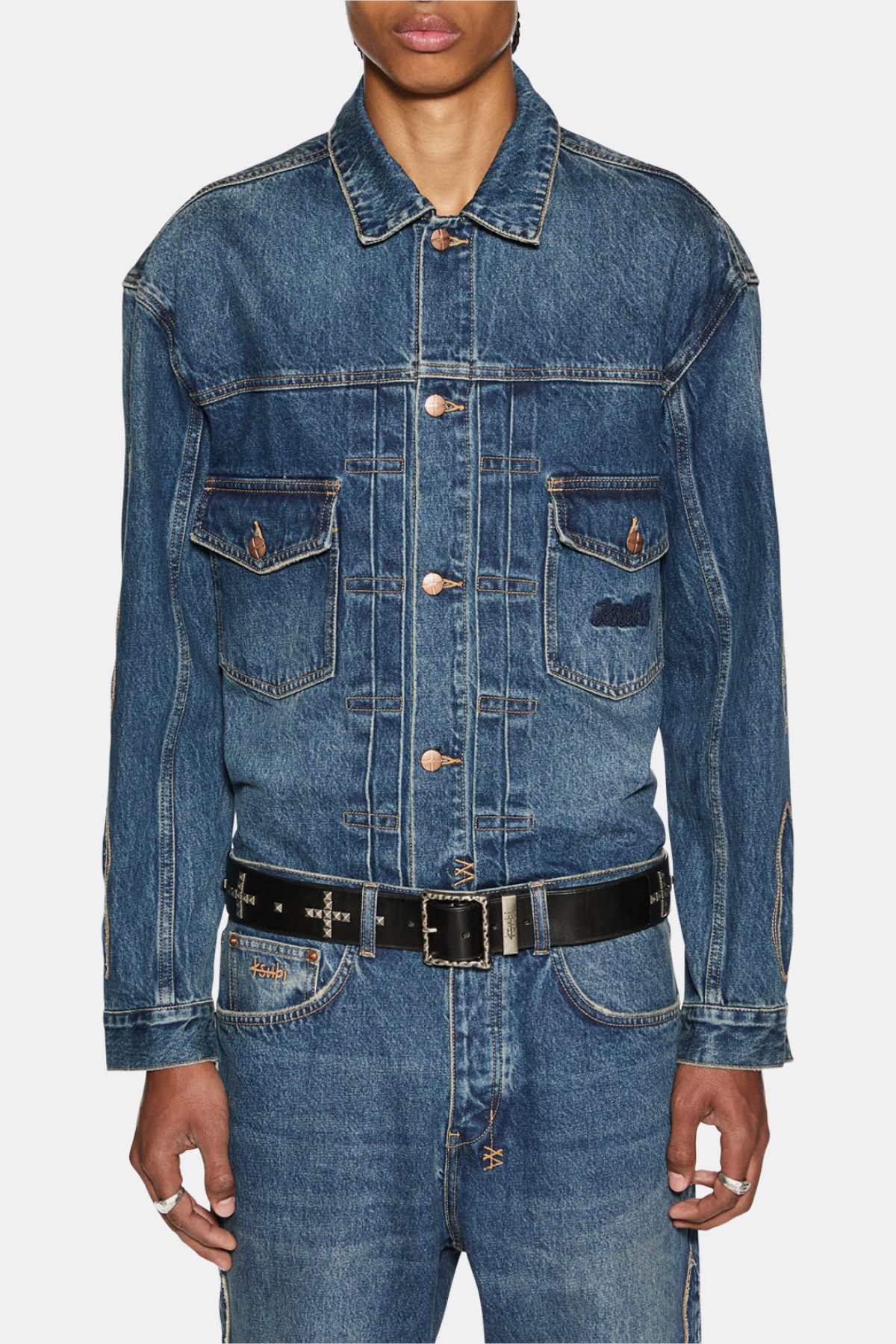 Ksubi Western Capsule Doubledown Oh G Antique Kraft Jacket - Denim