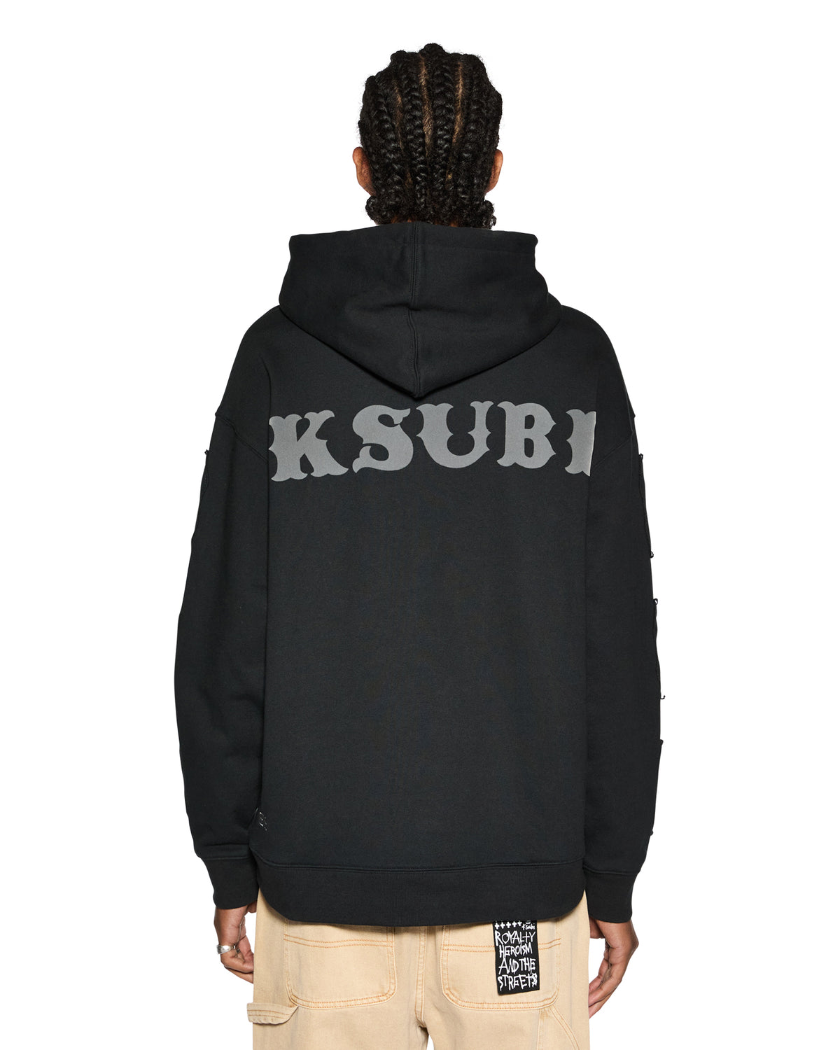 Ksubi Western Capsule Doubledown West Biggie Hoodie - Black