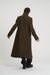 Masnada Long Buttoned Wool Jacket - Swamp