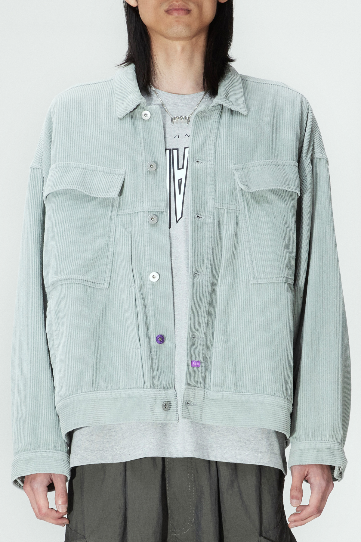 P.A.M EBB Corduroy Jacket - Grey