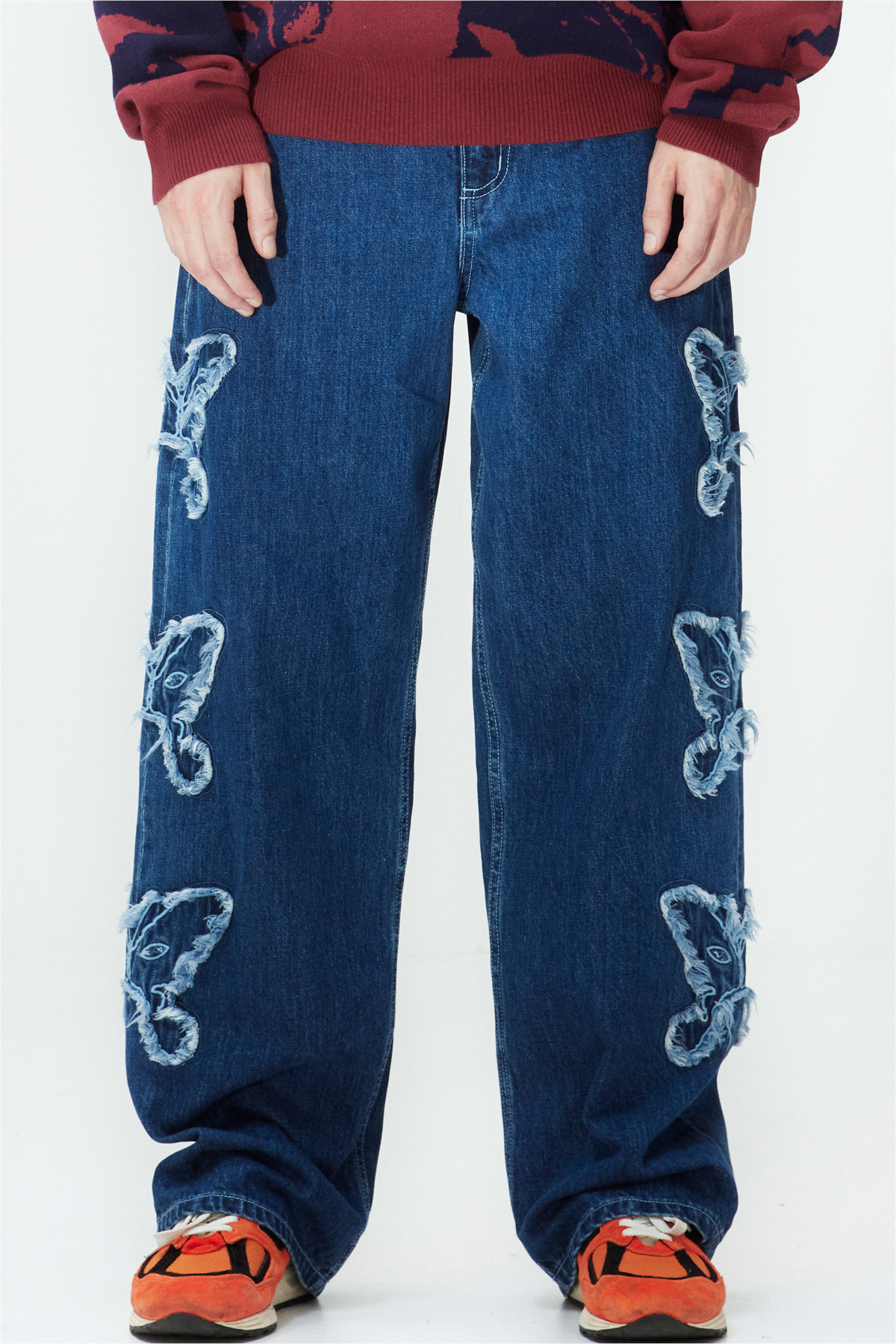 P.A.M Alto Butterfly Jeans - Washed Denim