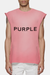 Purple Brand Wordmark Tank Top - Pink