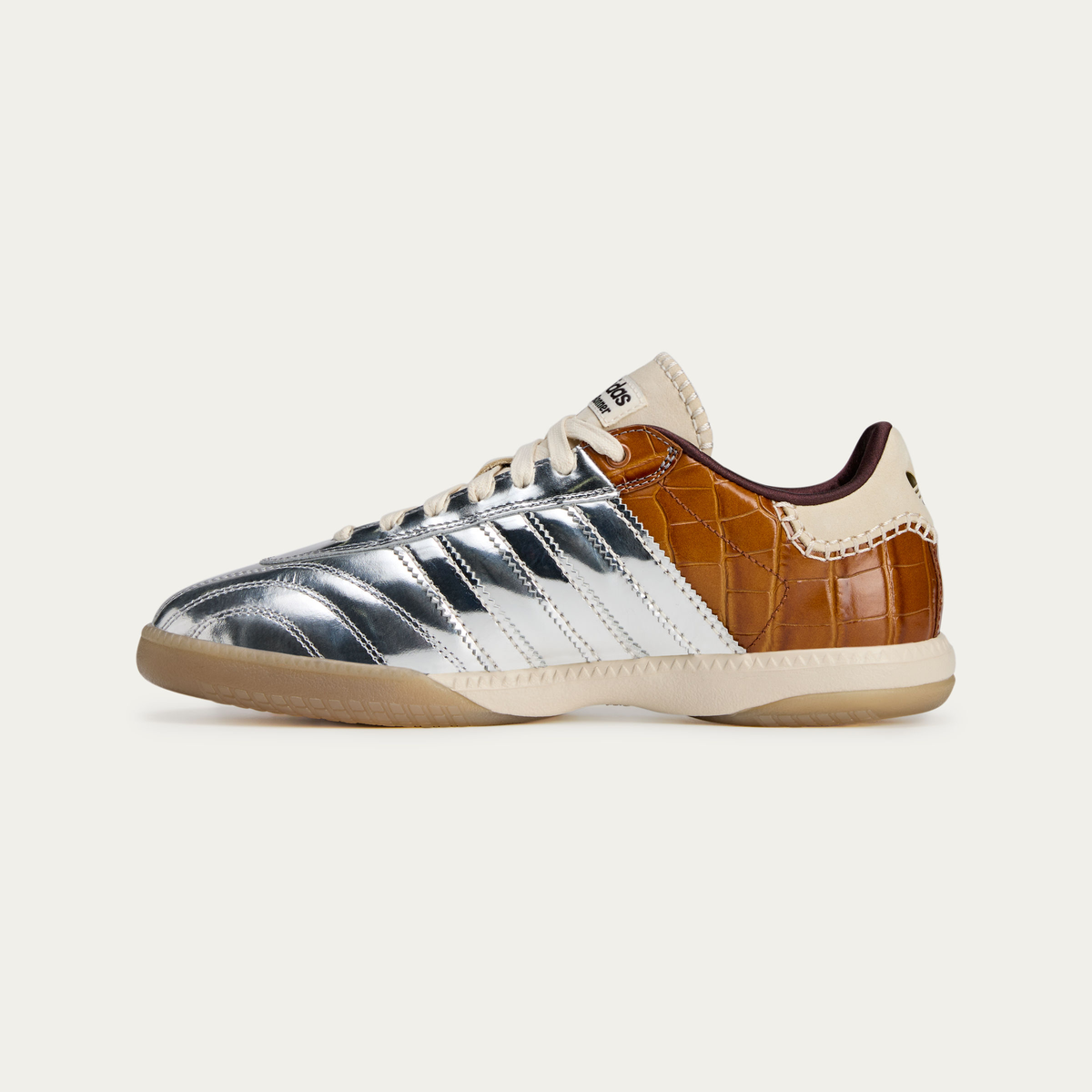 adidas x Wales Bonner Millennium Samba Sneakers - Silver Metallic / Silver Metallic / Easy Yellow