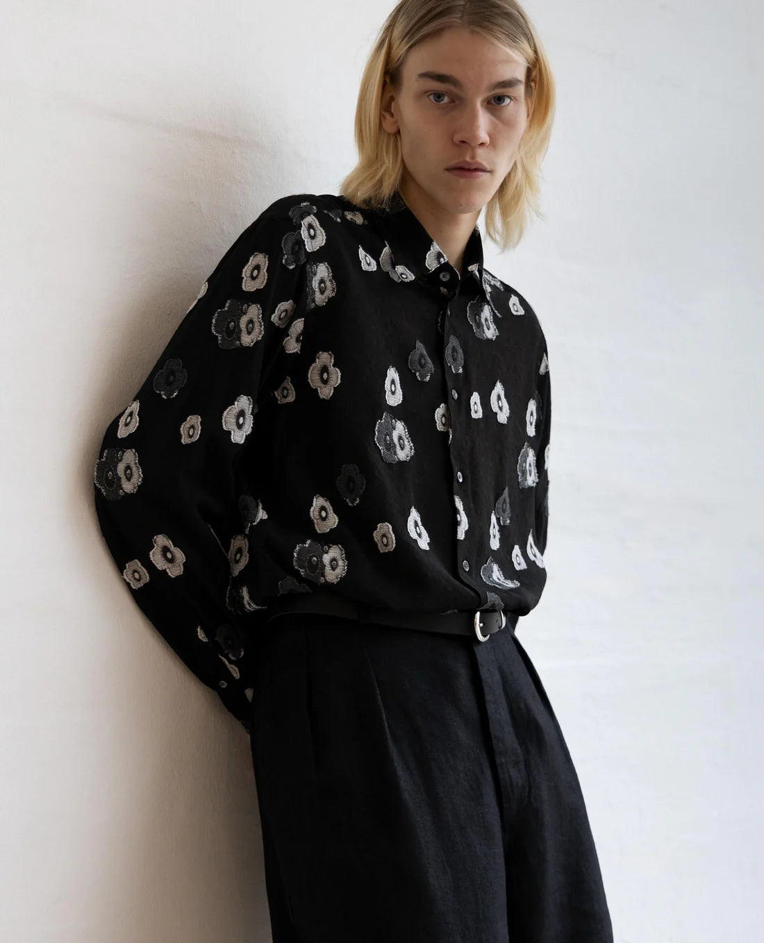 Sunflower Please Floral Shirt - Black