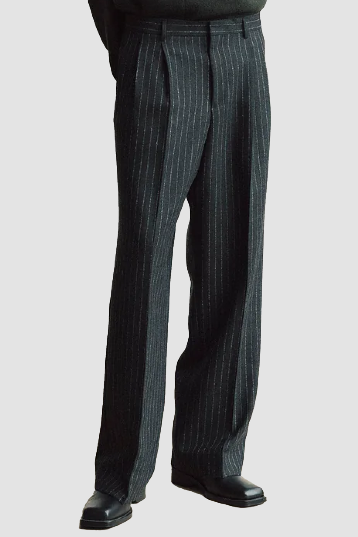 Sunflower Wide Pleated Pants - Anthracite