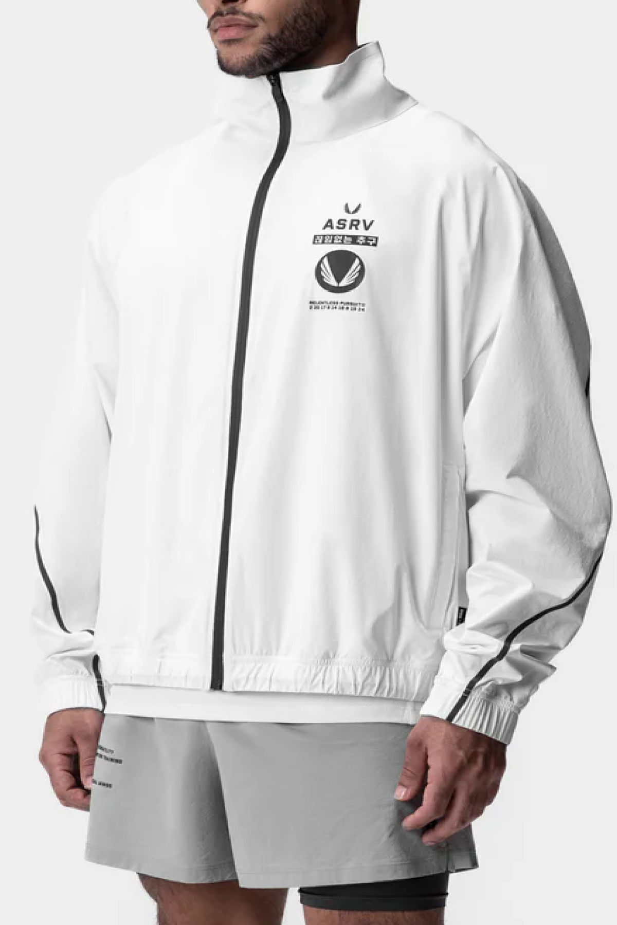 ASRV Aerotex™ Track Jacket - White/Black