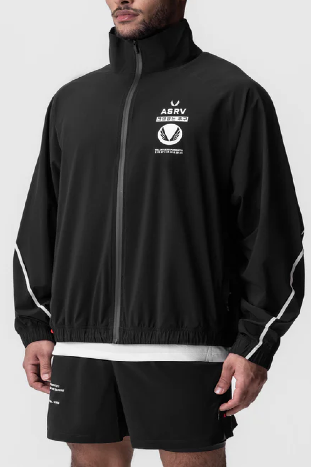 ASRV Aerotex™ Track Jacket - Black/White