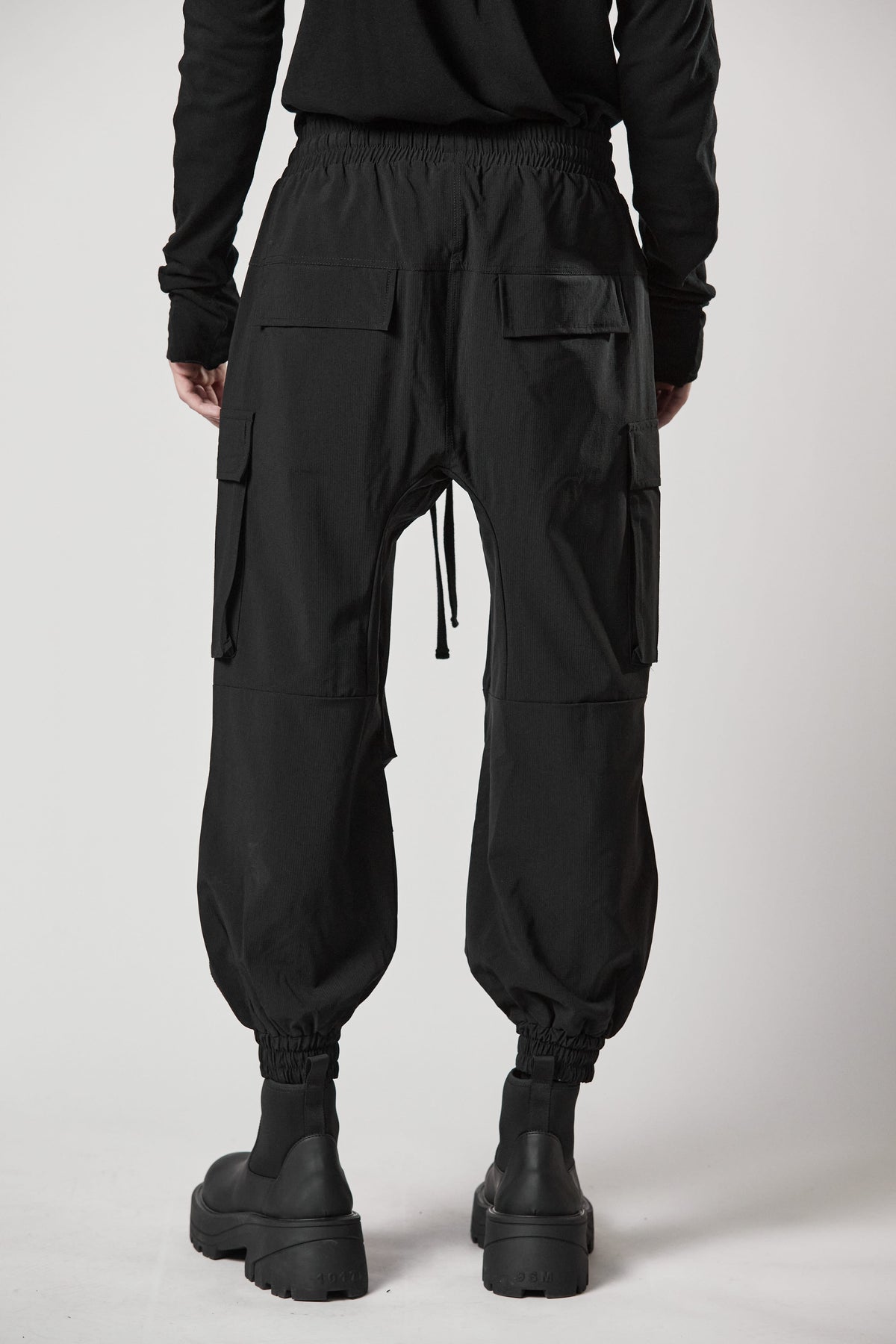 thom/krom M ST 451 Wide Fit Cargo Pants - Black