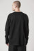 thom/krom M TS 801 2 in 1 Matmix Layered Tee - Black