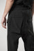 thom/krom M ST 464 Drop Crotch Jersey Pants - Black