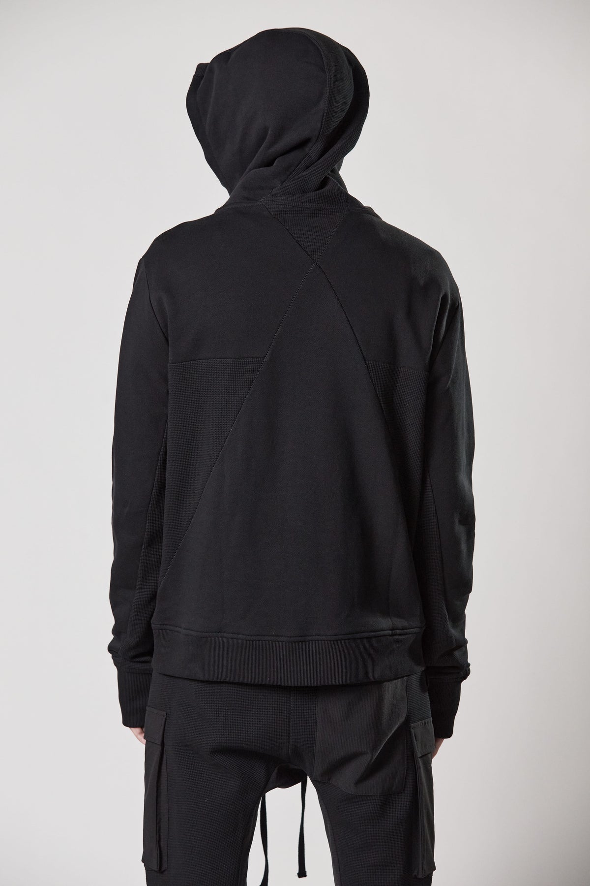 thom/krom M S 176 Matmix Hoodie - Black