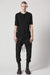 thom/krom M TS 817 Stand Up Collar Tee - Black