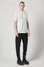 thom/krom M TS 818 Rd Nck Slim Fit Raw Tee - Cream