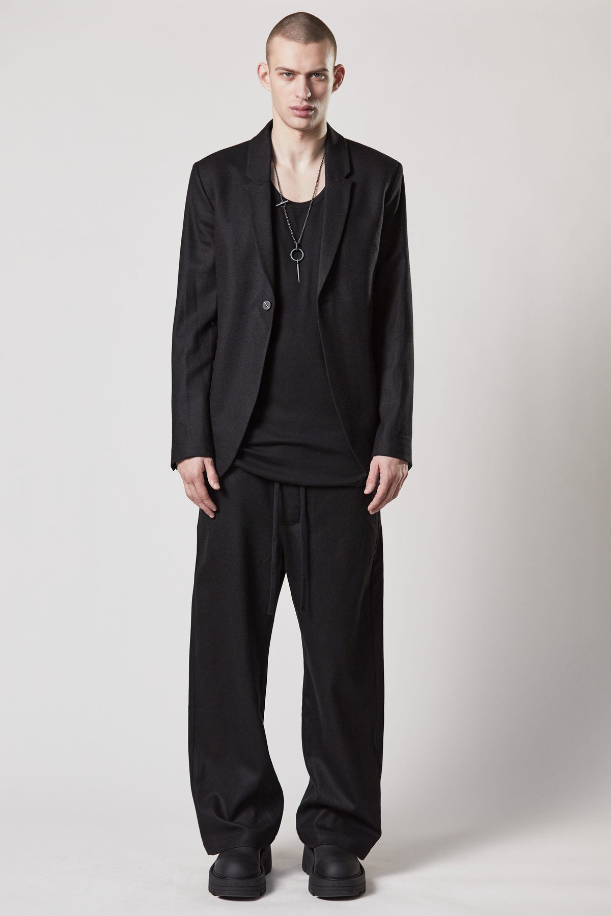 thom/krom M P 6 Wool Pants - Black