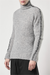 thom/krom M K 121 High Collar Sweater - Light Grey