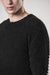 thom/krom M K 117 Round Neck Scar Sweater - Black