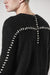 thom/krom M K 117 Round Neck Scar Sweater - Black