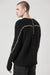 thom/krom M K 117 Round Neck Scar Sweater - Black