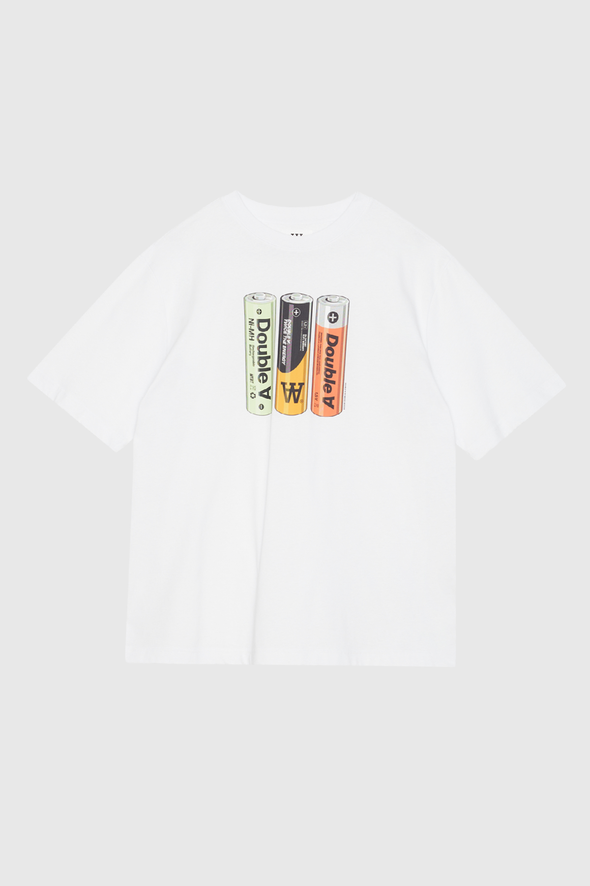 WOOD WOOD Battery Tee - White