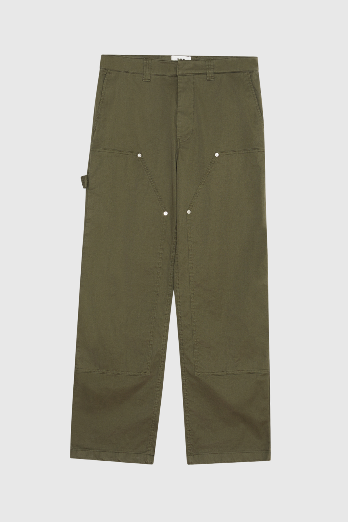 WOOD WOOD Fed Workwear Cargo Pants - Olive