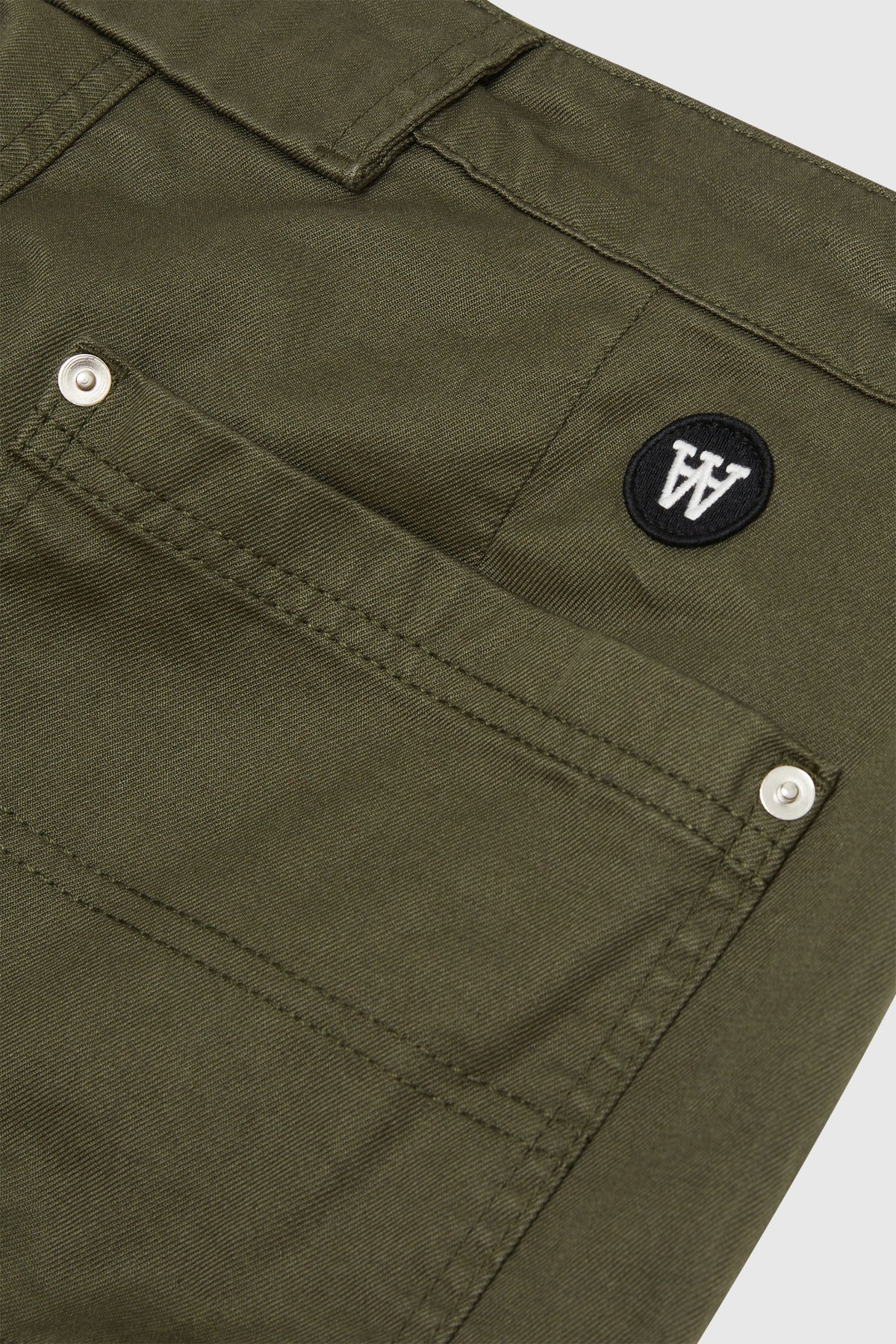 WOOD WOOD Fed Workwear Cargo Pants - Olive