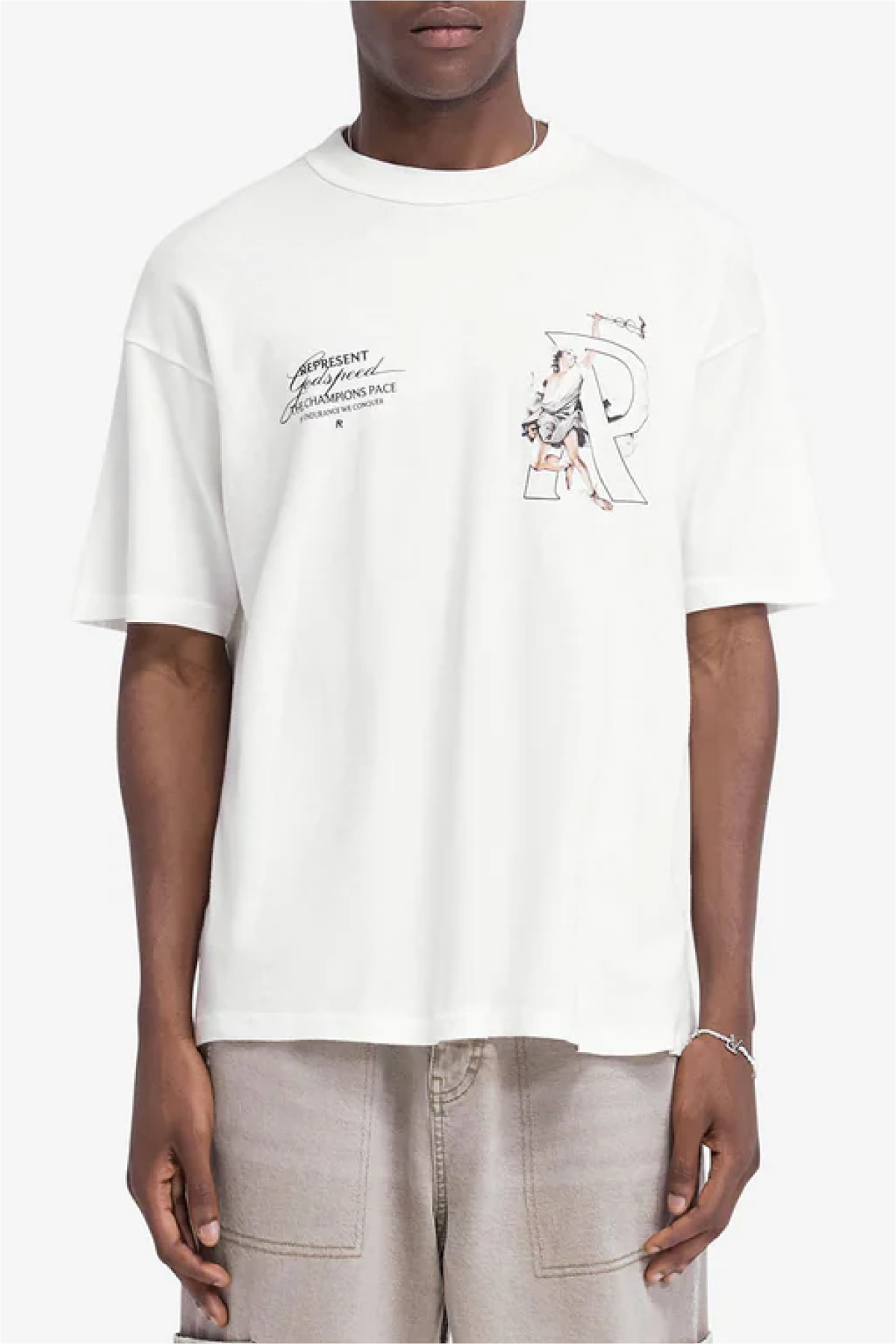 Represent Hermes Tee - Flat White