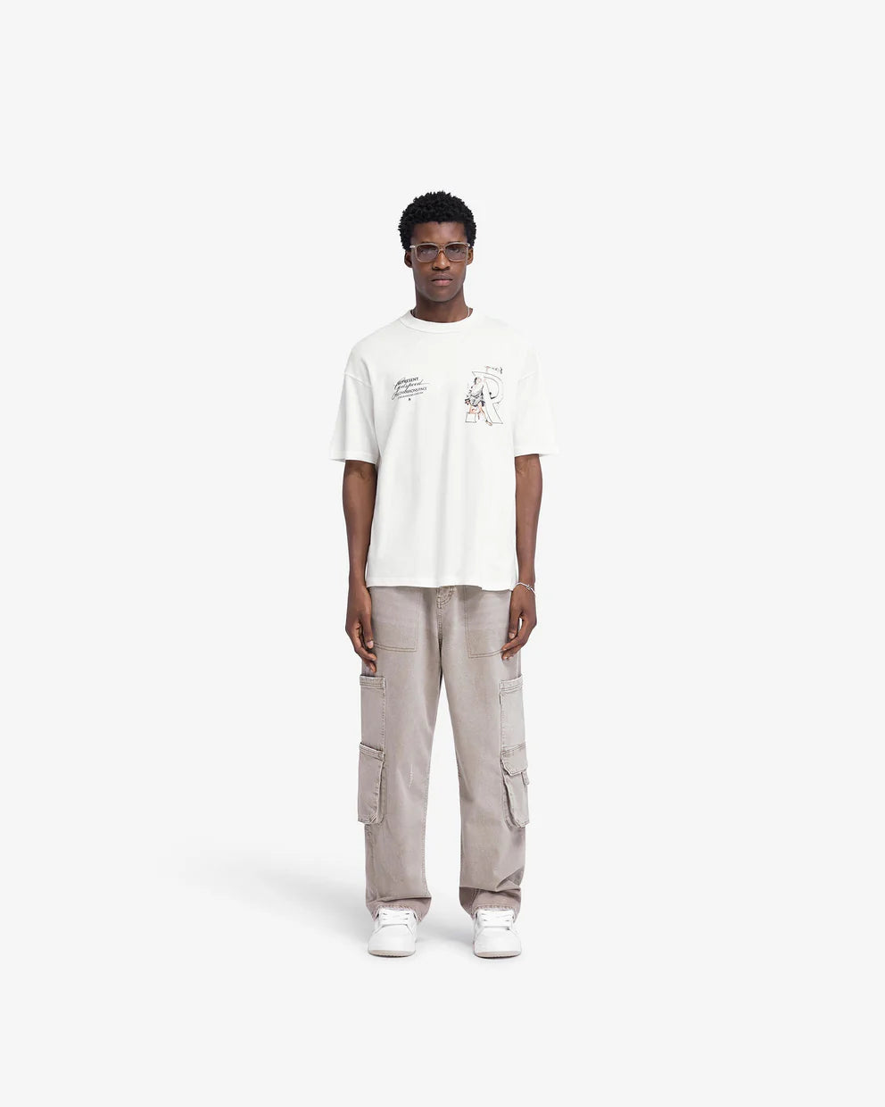 Represent Hermes Tee - Flat White