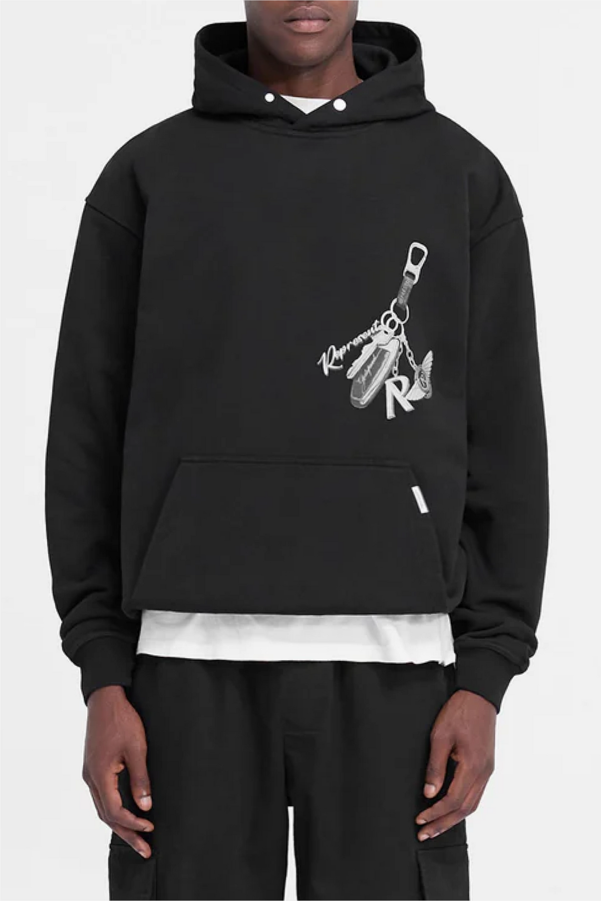 Represent Keys To The Club Hoodie - Jet Black