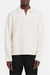 Represent Textured Knit Polo Sweater - Oatmeal