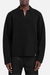 Represent Textured Knit Polo Sweater - Jet Black