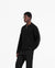 Represent Textured Knit Polo Sweater - Jet Black