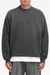 Represent Stepped Hem Crewneck - Black