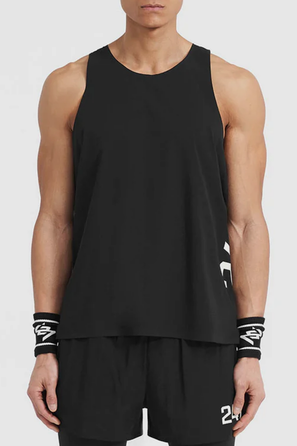 Represent 247 Singlet Tank - Black